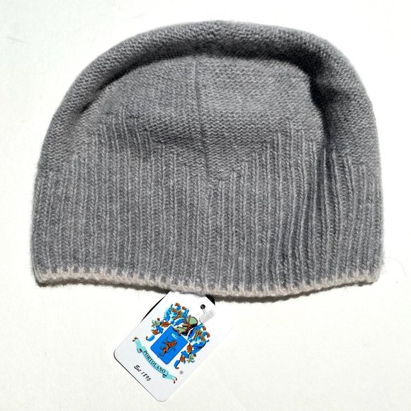 100% cashmere hat from Italian brand Portolano, one size. NWT! - Picture 6 of 7